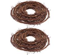 2 Pcs Accessorio Decorativo Per Porta Rattan Di Vite Sospesa Decorazioni