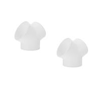 2 Pcs Adattatore Per Condotto Tre Vie Splitter Ventola Di Scarico
