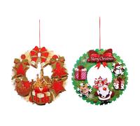 2 PCS Addobbi Per Porte Appendi Ghirlanda Porta Corona D'ingresso