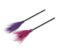 2 Pcs Addobbo Halloween Decorazione Scopa Delle Streghe Della Strega Di