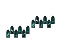 2 PCS Adesivi Muro Halloween Adesivo Per Finestra Decalcomania Murale Di