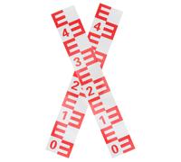 2 pcs Adesivi Piscina Livello dell'acqua Rigno Livello di decalcomania