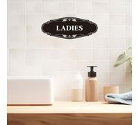2 Pcs Adesivo Per Porta Della Stanza Degli Uomini Toilette