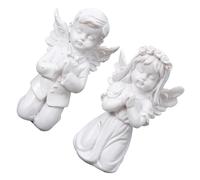 2 Pcs Adorabile Decorazione Forma Di Angelo Ornamento Da Tavolo Nozze D'angelo