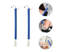 2 Pcs Aiuto Per La Vestizione Viaggiare Calzascarpe Portatile Manico Lungo