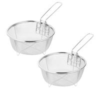 2 Pcs Alimenti Fritti Cestino Cestello Per Il Colino Porta Patatine Fritte