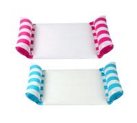 2 PCS Amaca Gonfiabile, Gonfiabile Piscina Galleggiante Amaca,amaca gonfiabile multiuso,4 in 1 Amaca di Acqua,giocattolo acquatico per adulti e bambini