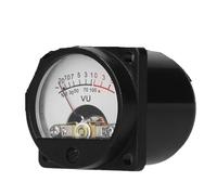2 Pcs Analog Panel Meters Warm Backlight Sound Level Indicator AC/DC 6-12V | Warm backlit analog panel meters for audio level indication, 2-pack with driver