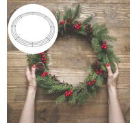 2 Pcs Anelli Per Ghirlande Fai Da Te Cerchi Di Ferro Cornice Della Corona Fiori