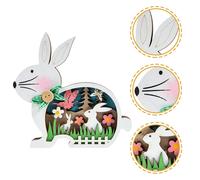 2 Pcs Arredamento Coniglietto Per La Casa Figurine Decorazione Della