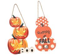 2 Pcs Arredo Halloween Segnaletica Della Porta D'ingresso Di Benvenuto