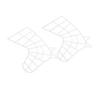 2 Pcs Arte Decorativa in Ferro Anello Cerchio Metallo Dream Catcher Hoop