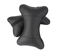 2 PCS Artificial Leather Car Pillow Protection Your Neck/car Headrest Hole-digging Design/auto Supplies Neck per Guida(Color 2)