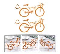 2 Pcs Artigianato in Metallo Figurina Fatta Mano Ornamenti Creativi