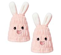 2 Pcs Asciugamani Per Parrucchieri Cuffia Asciugare Capelli Donne Capo Doccia