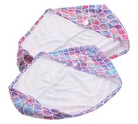 2 Pcs Asciugamano in Microfibra Salvietta Secco Veloce Per Capelli Assorbenti