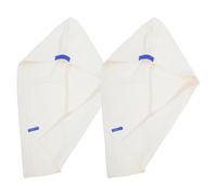 2 Pcs Asciugamano Per Capelli Super Assorbente Cuffia Asciugare Assorbenti
