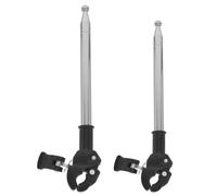 2 PCS Asta Porta Bandiera Per Moto Portabandiera in Acciaio Inox