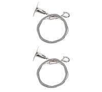 2 Pcs Attaccaglie Per Quadri Ganci Appendi Funi Metalliche Appendiabiti