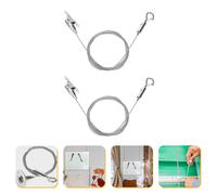 2 Pcs Attaccaglie Per Quadri Ganci Appendi Funi Metalliche Appendiabiti
