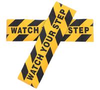 2 Pcs Attenzione Al Gradino Adesivi Pavimento Nastro Antisciplica Per Le Scale