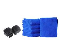 2 Pcs Auto Car Audio System Loud Speaker Dome Tweeters 4cm Dia 500W with Auto Care 10PCS Ultra Soft Microfiber Towel