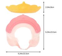 2 Pcs Baby Bathing Cuffia Da Bagno Per Neonati Doccia Cap Bambino