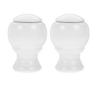 2 Pcs Bacchetta Finestra Asta Per Testa Canna Accessori Romana