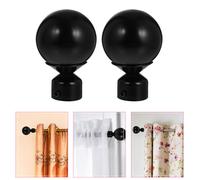 2 Pcs Bacchetta Finestra Asta Per Testa Canna Accessori Romana