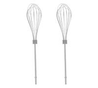 2 Pcs Bacchetta Per Mescolare Del Mixer Frusta Inossidabile