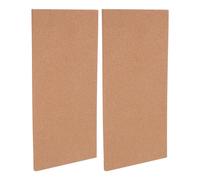 2 Pcs Bacheca Di Sughero Senza Cornice Piastrelle Bulletin Boards for Walls