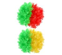 2 Pcs Bambini Che Si Vestono Costume Da Festa Parrucche Colorate