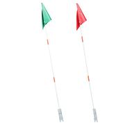 2 Pcs Bandiera Bambino Sicurezza Per Bici Con Palo Della Da Corsa