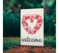 2 Pcs Bandiera Da Giardino Per Esterni Decorazione San Decorazioni