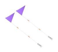 2 Pcs Bandiera Del Rimorchio Della Bicicletta Bandiere Auto Da Corsa