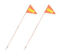 2 Pcs Bandiera Della Bicicletta Bambino Asta Coda Delle Biciclette