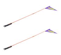 2 Pcs Bandiera Della Bicicletta Bandiere Riflettenti Per Bambini Da Bambino