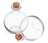 2 Pcs Barattoli Con Tappo Sughero Barattolo in Coperchio Contenitori Di