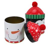 2 Pcs Barattolo Di Caramelle Natale Biscottiera Contenitori Barattoli