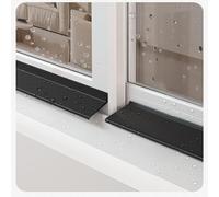 2 PCS Barra Parapioggia Impermeabile for Finestre Scorrevoli Interne ed Esterne, 100cm Deflettore Antipioggia per Finestrini, Previene Le Perdite Parapioggia, Larghezza 4.5/5.5cm(5.5cm)