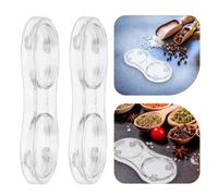 2 Pcs Base Macinapepe Organizer Per Il Piano Della Cucina Vassoio Di Condimento