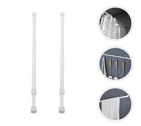 2 Pcs Bastone Per Tendaggi Doccia Canna Telescopico Asta Di Tende Finestra