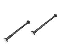 2 PCS Bastone Tenda Regolabile Bastoni Per Tende Finestra Asta Di Estendibile
