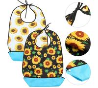 2 Pcs Bavagliolo Anziani Protettore Dell'abbigliamento Domestico