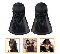 2 Pcs Berretto Da Pirata Cappellini Wave Per Uomo Fascia Turbante Cappello