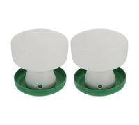 2 Pcs Beverino Uccelli Bevitoio Per Pappagalli Contenitore Acqua Di