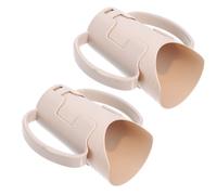 2 Pcs Bicchiere Per Allattamento Di Plastica Allenamento Tazza Porzione Senior