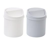 2 Pcs Bidone Immondizia Mini Cestino Della Spazzatura Piccolo Con Coperchio