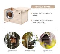 2 Pcs Bird Breeding Nest Box Casa Per Uccelli Da Esterno Arredamento Gabbie