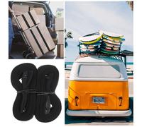 2 PCS Borsa Da Tetto Per Auto Cinghie Portabici Cinghia Sferzante